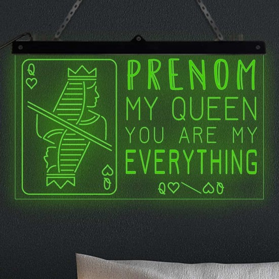 Insegna Al Neon Personalizzata Per Garage – LED Colorati, Legno, Regalo Uomo - 6